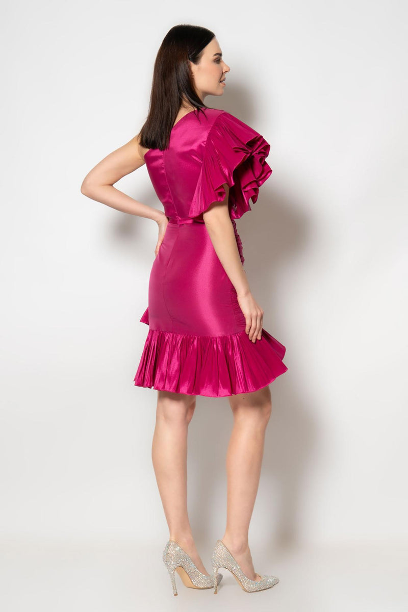 Ester Neon Fuchsia Mini Dress 8 Ester Neon Fuchsia Mini Dress 8