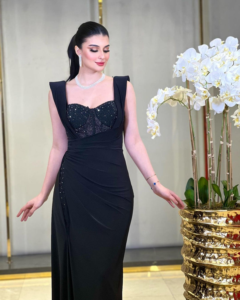 Marlene Embellished Black Corset Gown unmatchedbyu Marlene Embellished Black Corset Gown unmatchedbyu