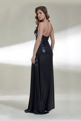 Celine Black Gown