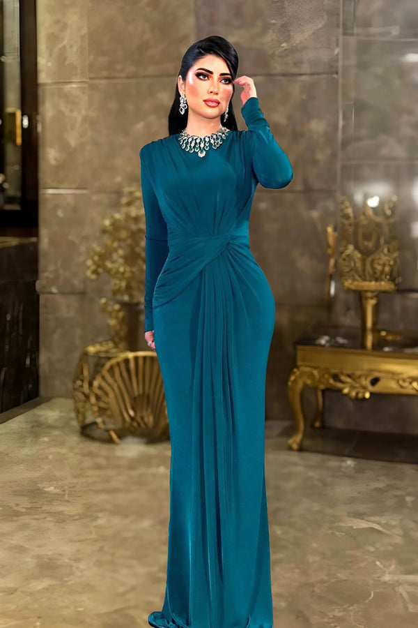 Alicia Teal Green Gown