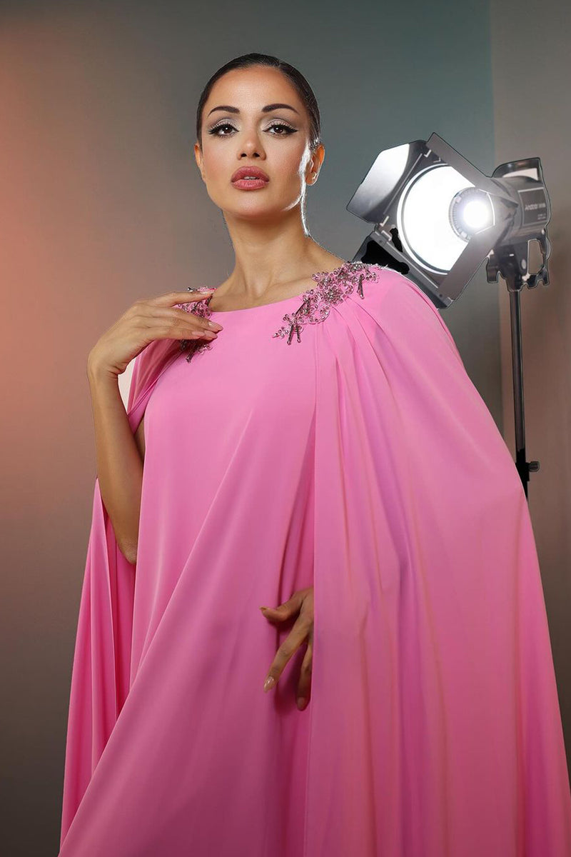 Dorothy Caftan Cape Dress