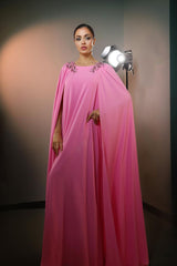 Dorothy Caftan Cape Dress