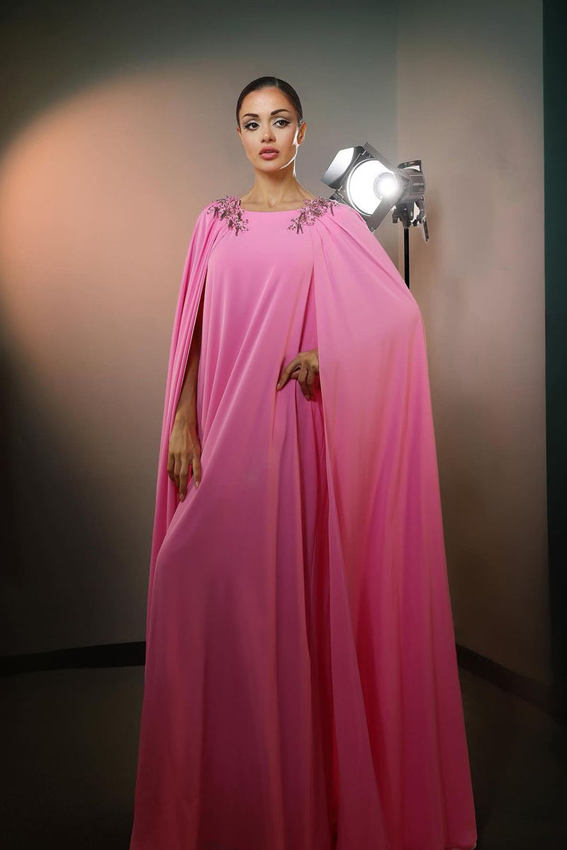 Dorothy Caftan Cape Dress