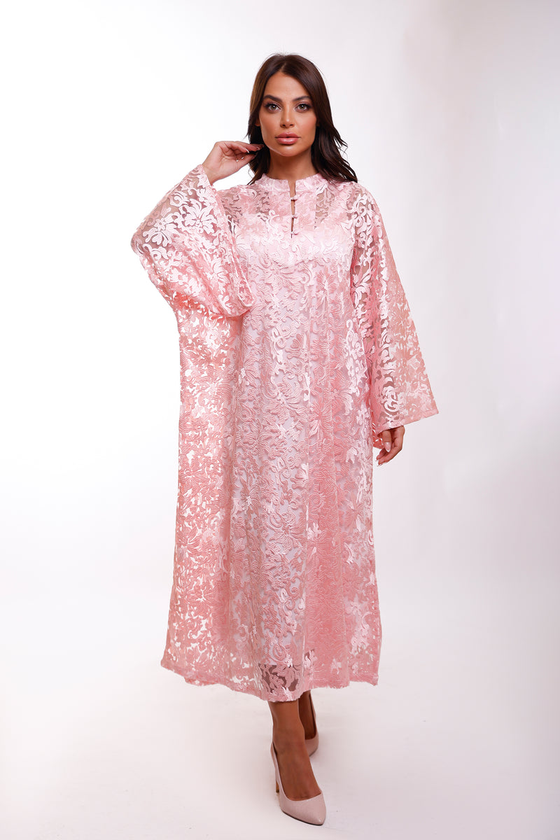 Angelika Pink Caftan Dress