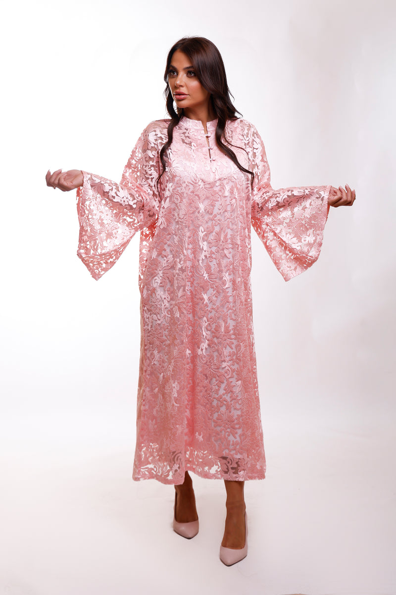 Angelika Pink Caftan Dress