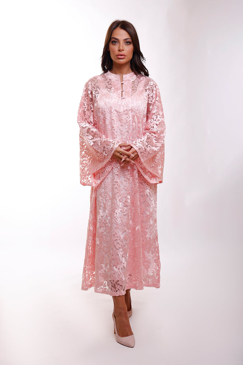 Angelika Pink Caftan Dress