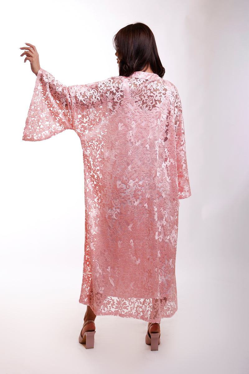 Angelika Pink Caftan Dress