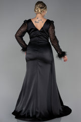 Areli Black Long Sleeves Gown