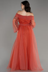 Delilah Orange Gown