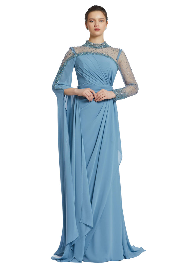 Diana Ocean Blue Gown