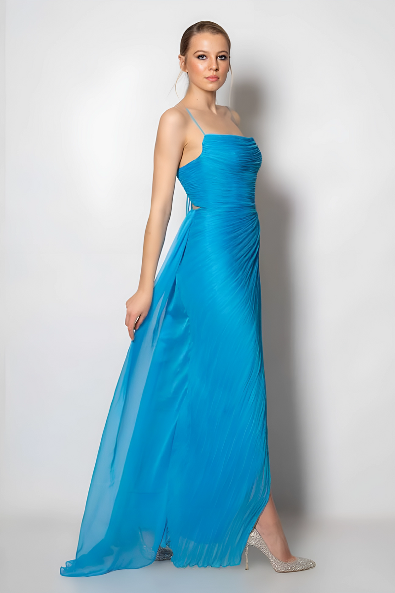 Eliza Blue Maxi Dress