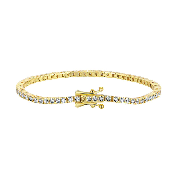 14K Gold Plated Tennis Bracelet