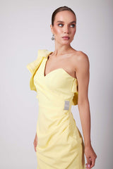 Kayla Yellow Mini Dress