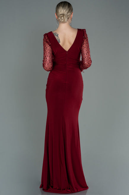 Jelena Burgundy Gown