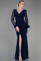 Jelena Navy Gown