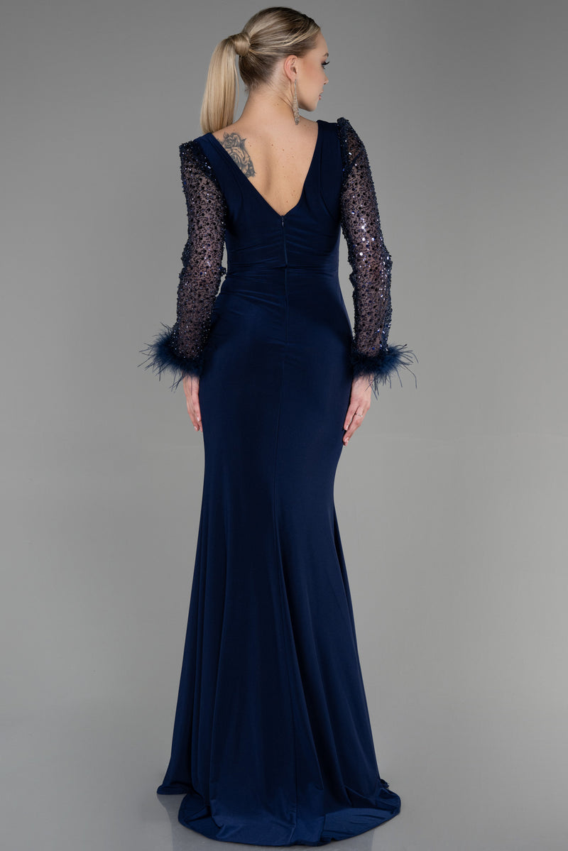 Jelena Navy Gown