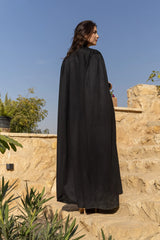 Zuria Black Cape Abaya
