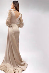 Layla Champagne Gold Gown