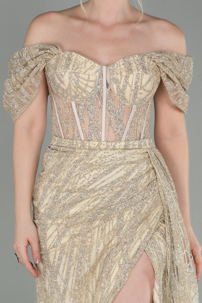 Lilia Gold Gown