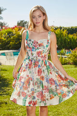 Milana Floral Print Summer Dress