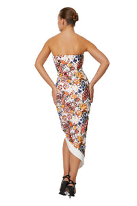 Lola Floral Sequin Midi Dress