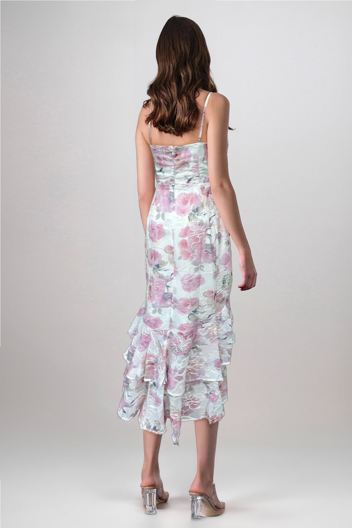 Ophelia Floral Midi Dress Unmatchedbyu