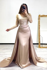 Sara Champagne Gold Gown