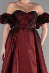Sheri Burgundy Gown