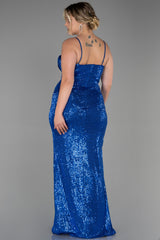 Talia Royal Blue Sequined Gown