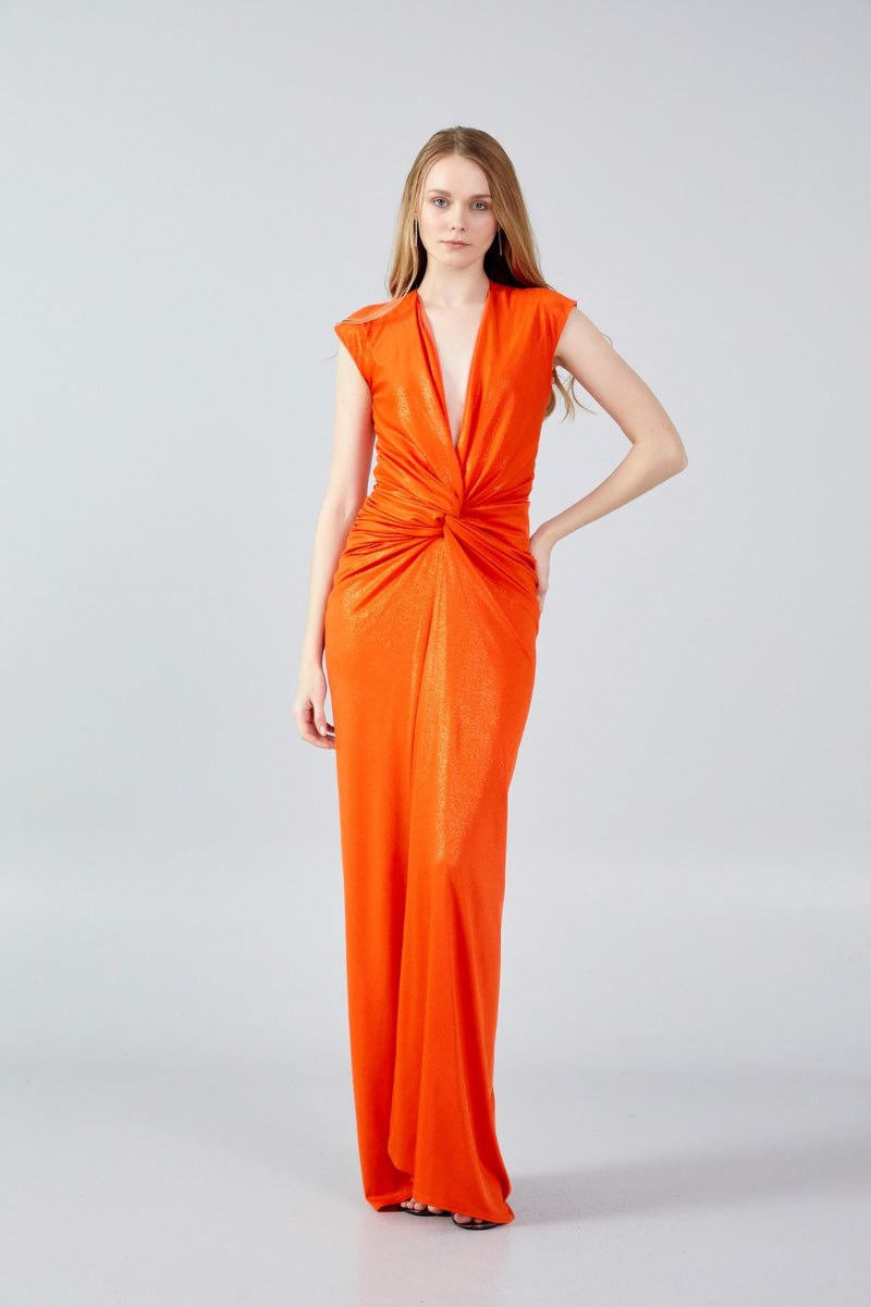 Taylor Orange Gown