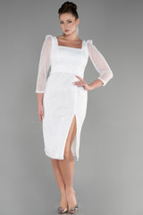 Virginia White Midi Dress