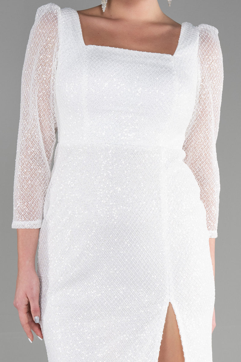Virginia White Midi Dress
