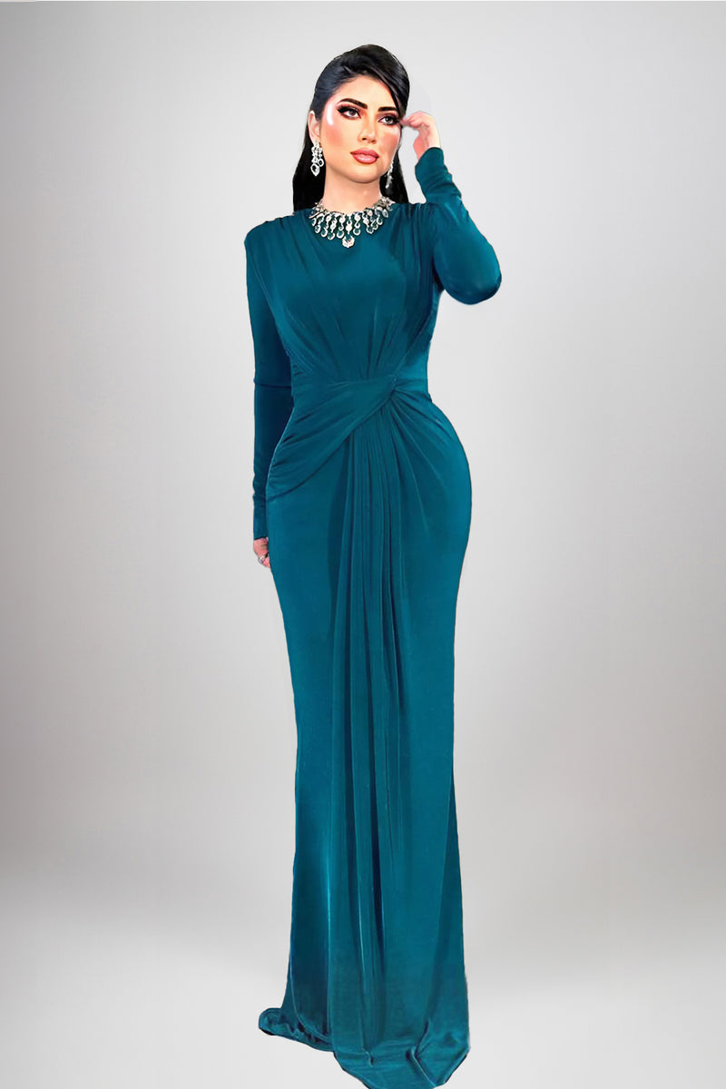 Alicia Teal Green Gown