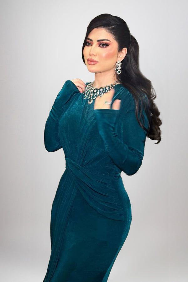 Alicia Teal Green Gown