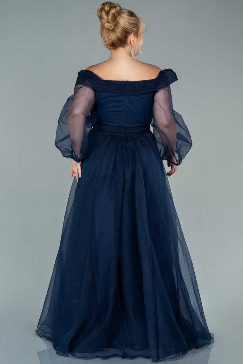 Delilah Navy Blue Gown