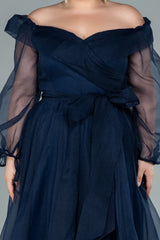 Delilah Navy Blue Gown