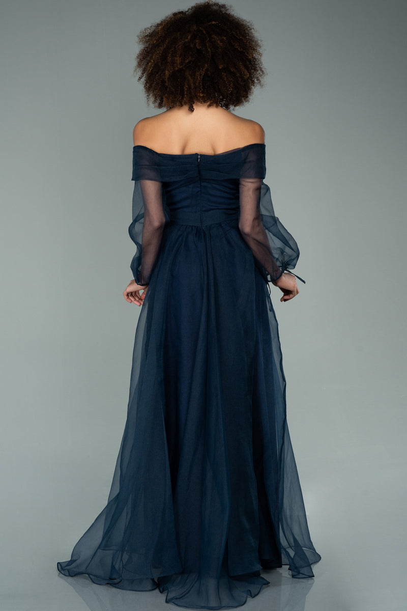 Delilah Navy Blue Gown