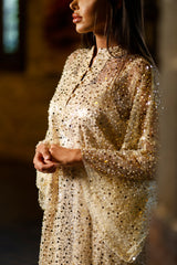 Dua Gold Caftan Dress (Multiple Lengths)