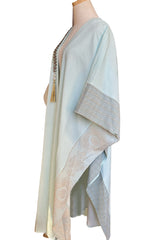 Layan Mint Green Abaya Kimono