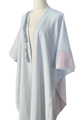 Layan Baby Blue Abaya Kimono
