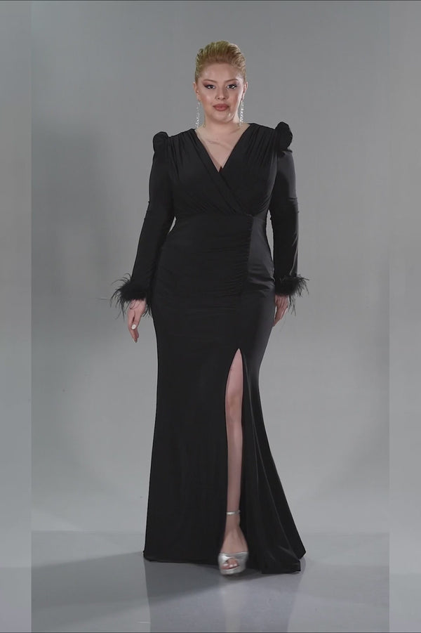 Cindy Black Gown