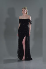 Rubina Black Gown