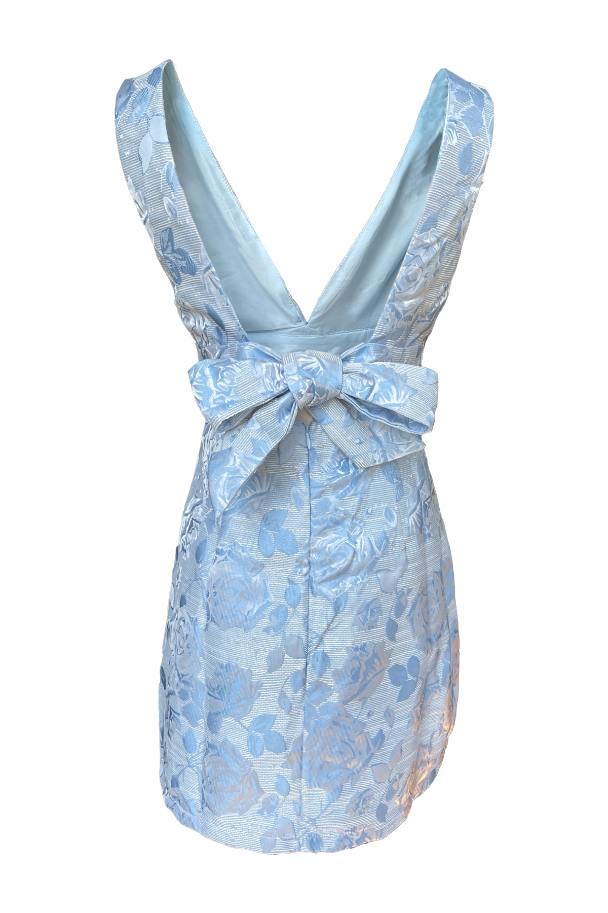 Rachel Blue Mini Floral Dress L