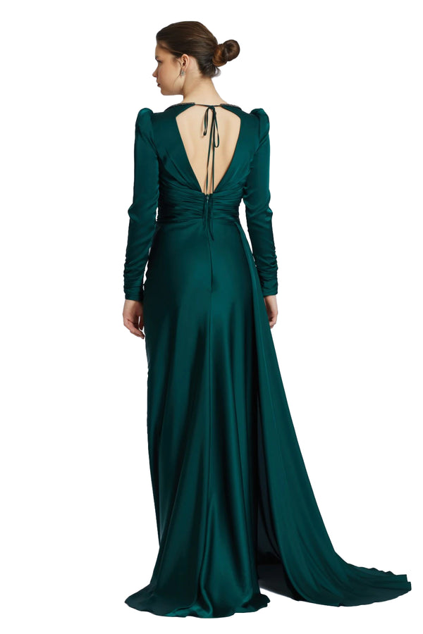 Roya Emerald Gown