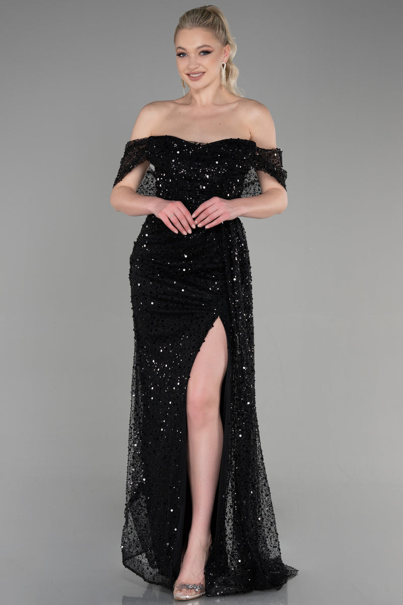 Rubina Black Gown