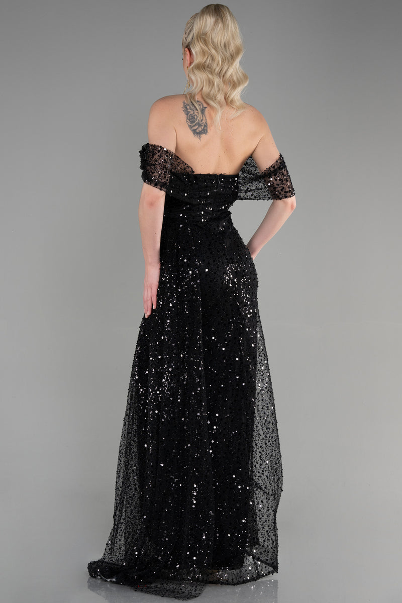 Rubina Black Gown