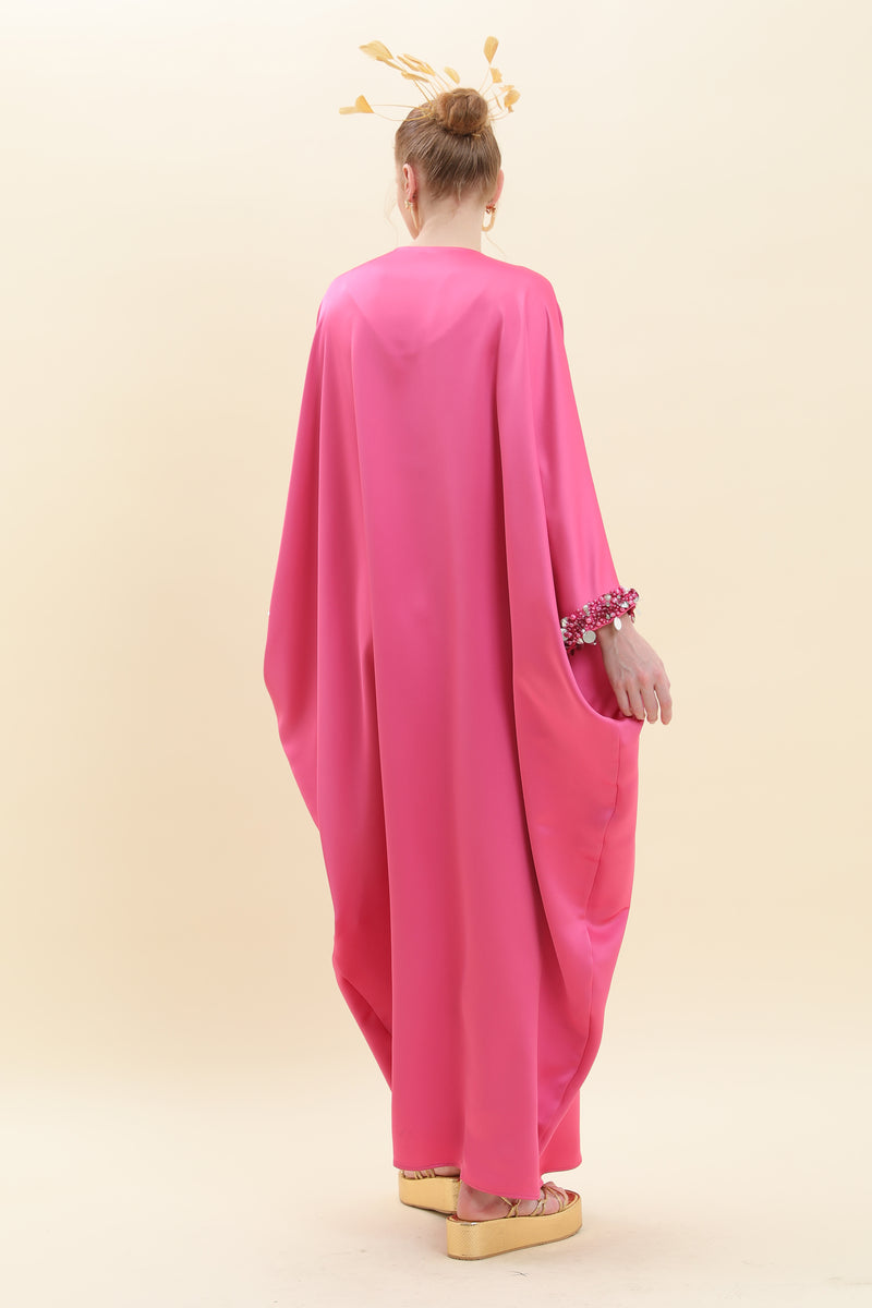 Savannah Fuchsia Pink Caftan Dress