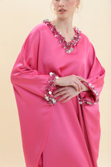 Savannah Fuchsia Pink Caftan Dress