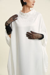 Theema White Caftan Dress