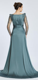 Victoria Sage Blue Gown
